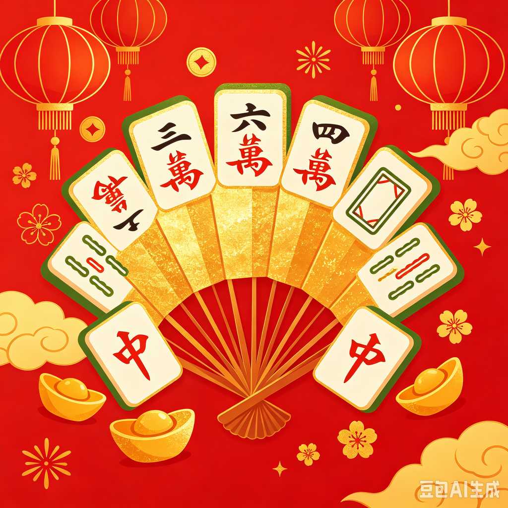 custom art mahjong set