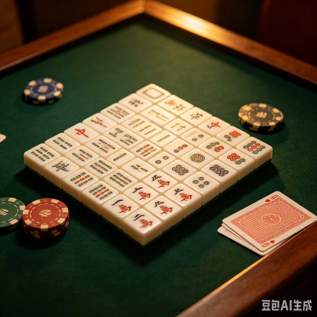 colored mahjong tile racks