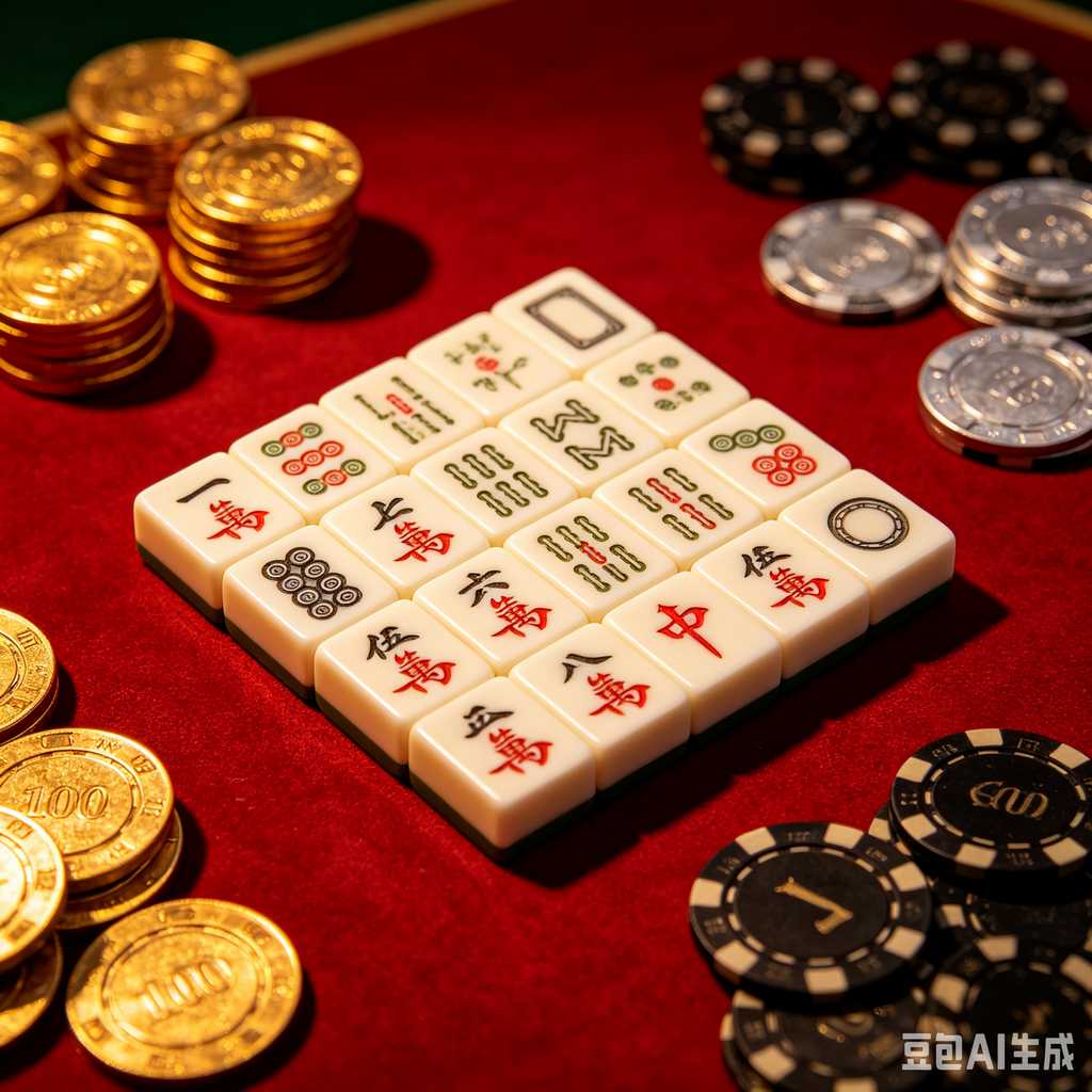 space saving mahjong game set