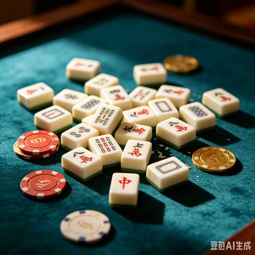 colorful mini mahjong tiles