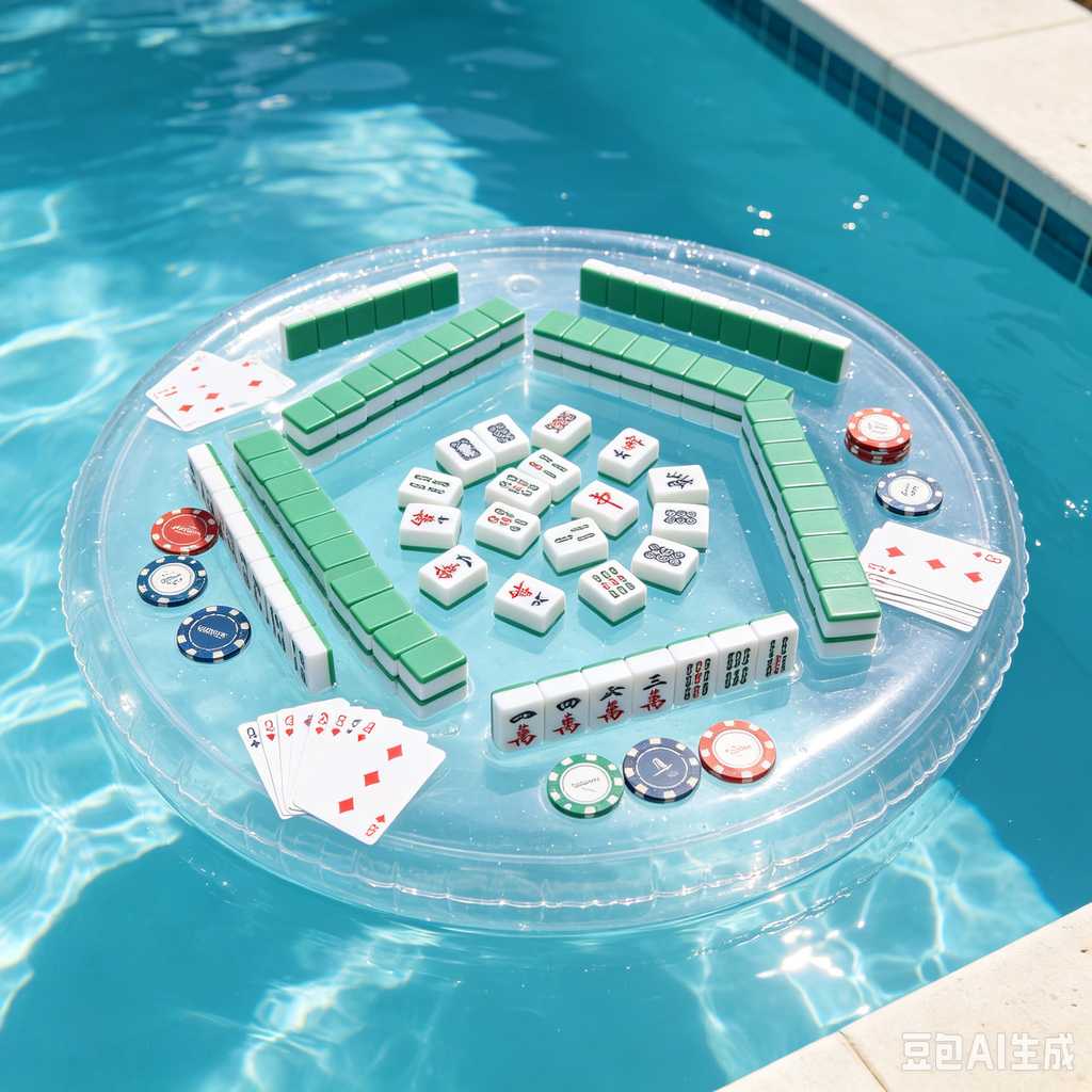 mahjong table cover mat